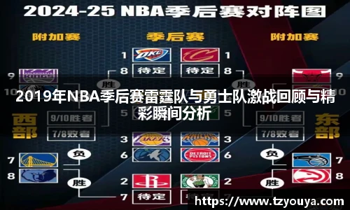 2019年NBA季后赛雷霆队与勇士队激战回顾与精彩瞬间分析